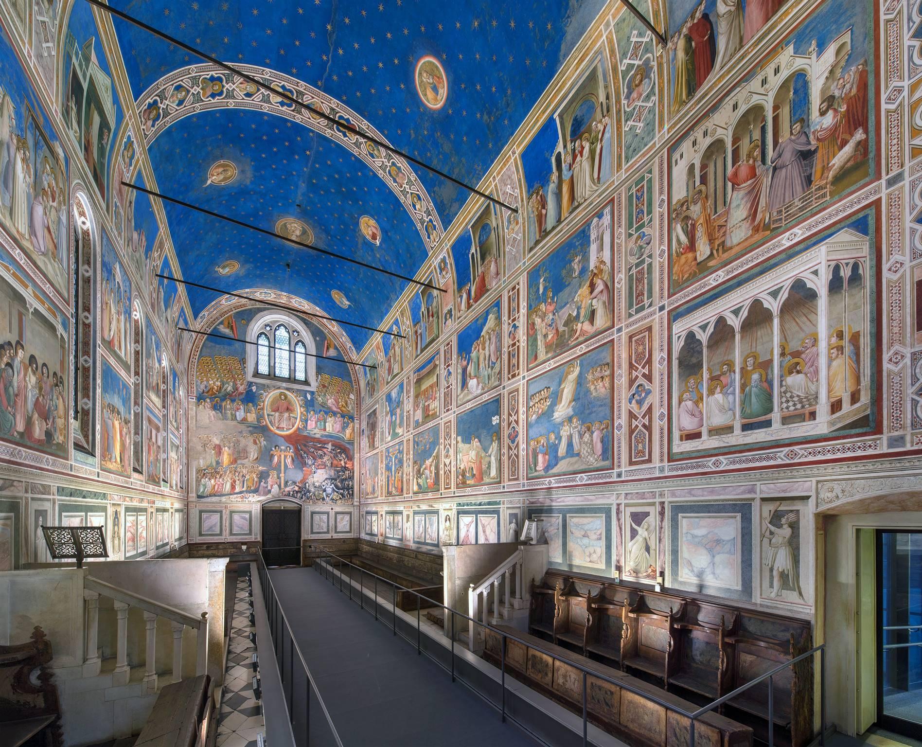 The Scrovegni Chapel with Giotto's frescoes